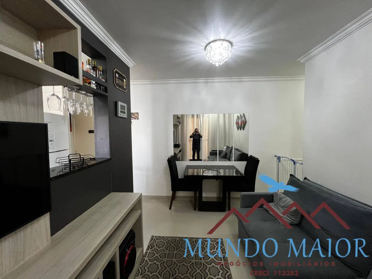 Imagem "APARTAMENTO PRONTO PARA MORAR! 45 m², 2 DORMS, 1 VAGA, COBERTURA 8º