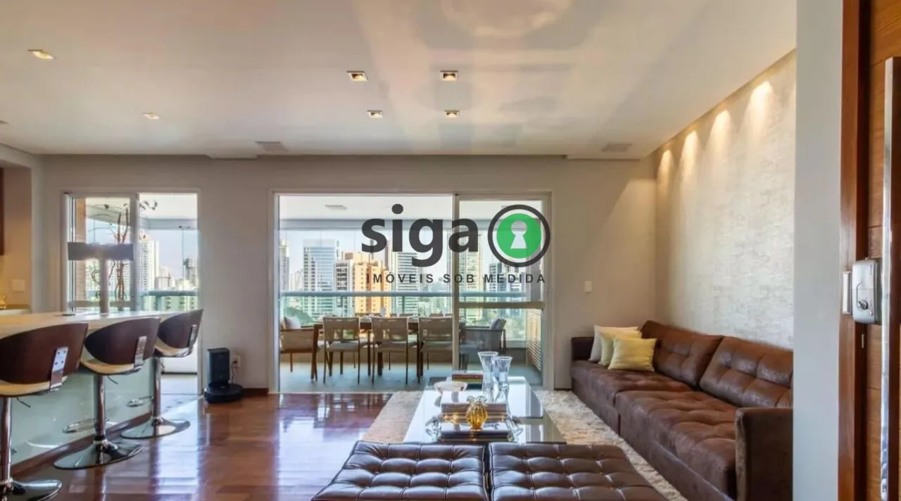 Imagem Apartamento à Venda no Brooklin - 131m² - 3 Suítes - 3 Vagas - Lazer Completo