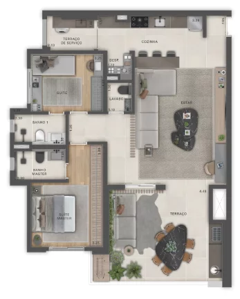 Imagem RECANTO OLIVEIRAS - TECNISA - Aptos de 81m² e 109m², apenas 1,6km da Estação Barra Funda do Metrô!
