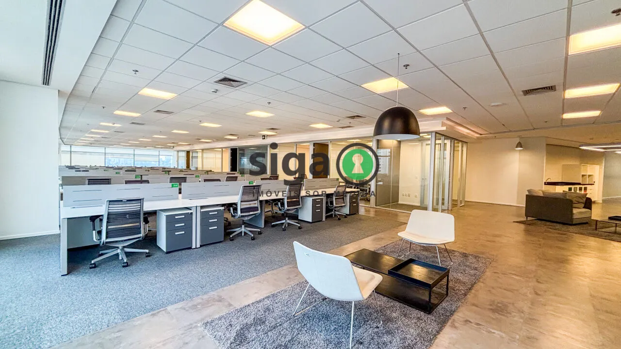 Imagem Laje Corporativa Mobiliada AAA | 1.473 m² | Alto Padrão