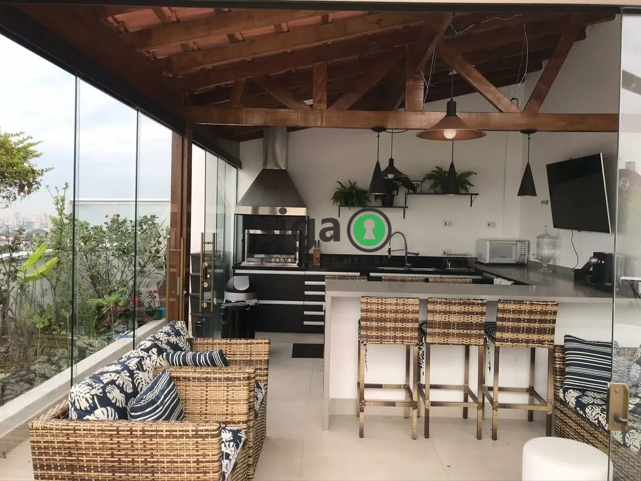 Imagem Coberta Duplex à venda com 355m², 4 quartos e 3 vagas