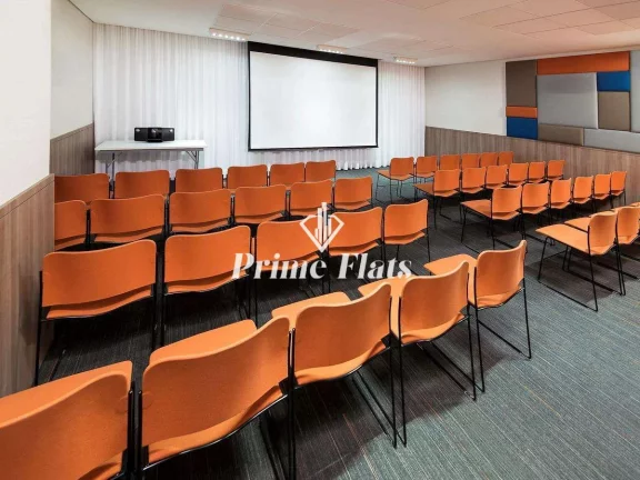 Imagem Flat disponível para venda no Novotel Santos Gonzaga, com 27m², 1 dormitório e 1 vaga