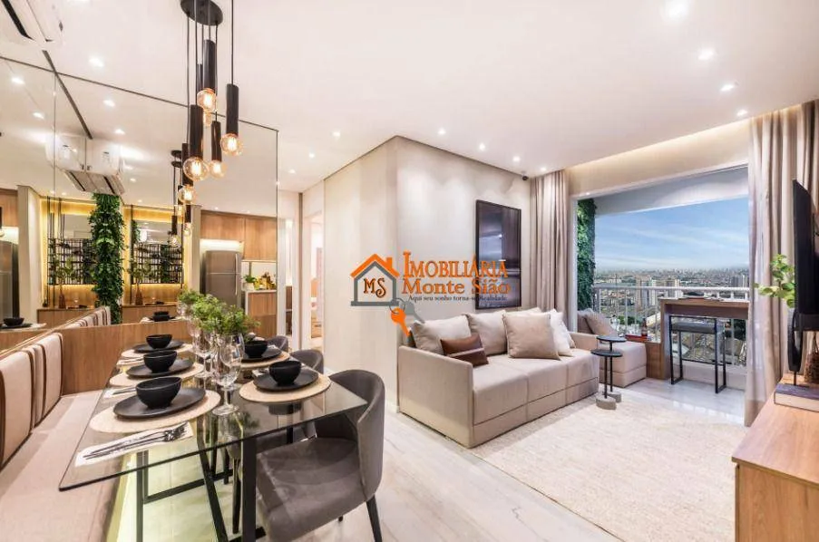 Imagem Apartamento com 2 dormitórios à venda, 42 m² por R$ 415.000,00 - Vila das Bandeiras - Guarulhos/SP