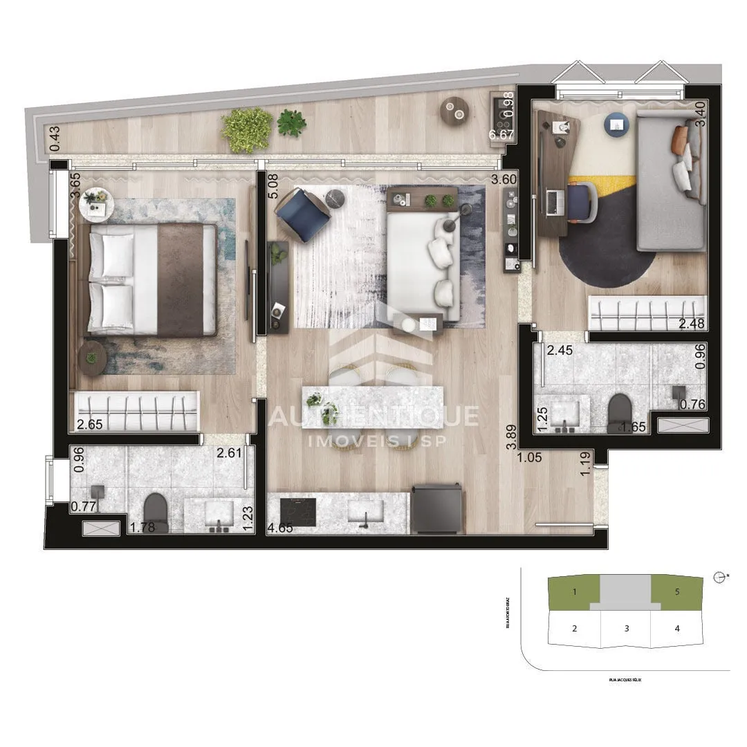 Imagem Inside Vila Nova Conceição - Apartamento à venda em São Paulo/SP
