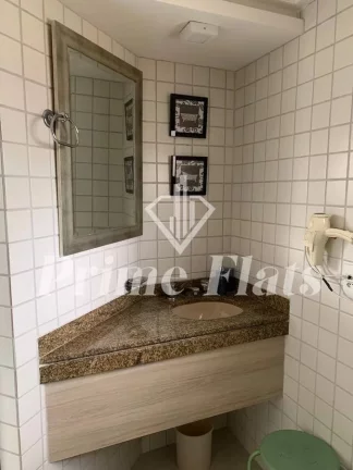 Imagem Flat disponível para venda no Hotel Paulista Wall Street na Bela Vista, com 55m², 1 dormitório e 1 vaga de garagem