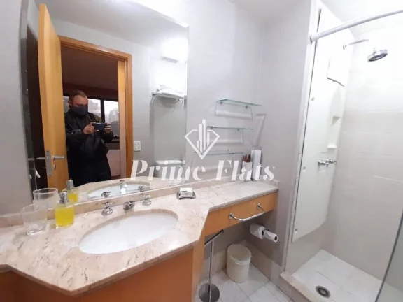 Imagem Flat disponível para locação no Transamérica Executive Jardins, com 28m², 1 dormitório e 1 vaga