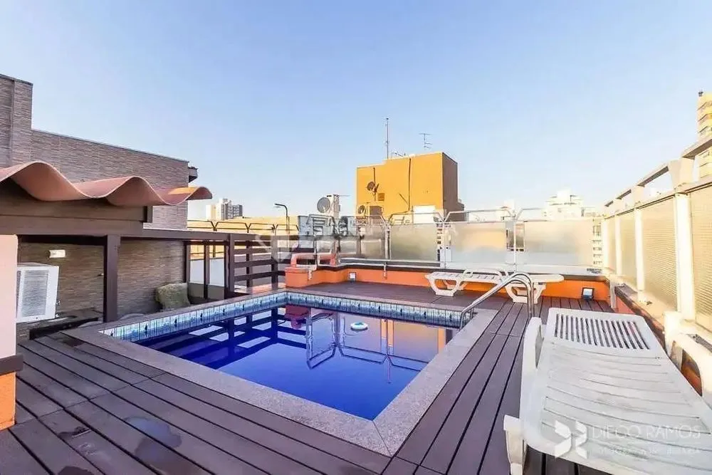 Imagem Cobertura 153m² semimobiliada com vista panorâmica no Menino Deus