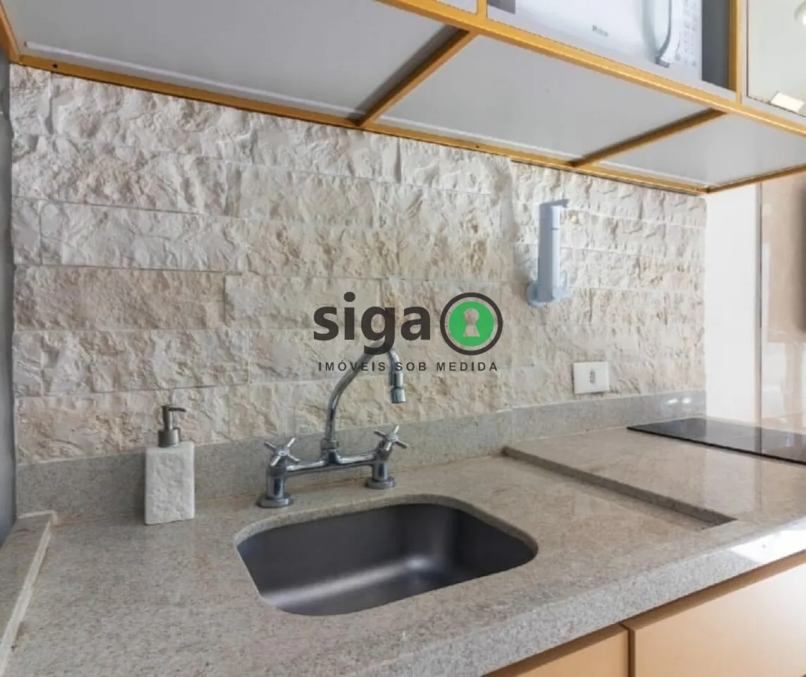 Imagem Apartamento 30m² para locação mobiliado, localizado em Moema.