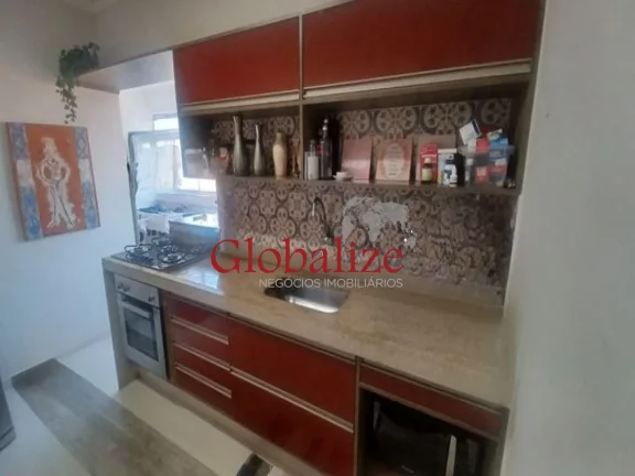 Imagem Apartamento com 2 quartos, 1 banheiro, vaga de garagem e portaria eletrônica na Encruzilhada em Santos R$ 400.000,00