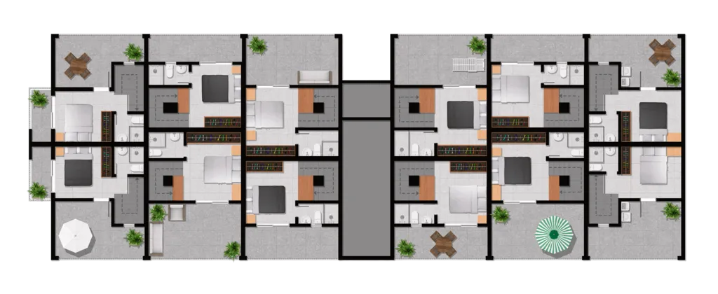 Imagem Cobertura à venda em Curitiba-PR, bairro São Francisco: 1 quarto, 1 suíte, 2 banheiros, 45 m² de área.