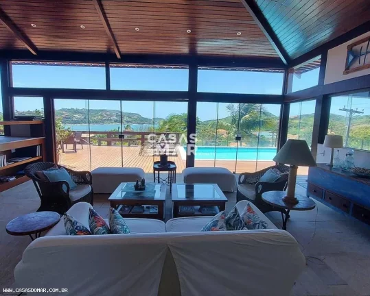 Imagem Casa Frente Mar para Temporada em Armação dos Búzios / RJ no bairro Ferradura
