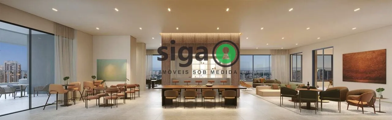 Imagem apartamento de 74m² no Brooklin com 2 Suítes, vaga e banheiro com ventilação Natural