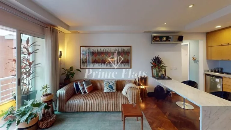 Foto do imóvel Flat disponível para locação no The Address Capote Valente, com 58m², 1 dormitório e 2 vagas em Rua Capote Valente