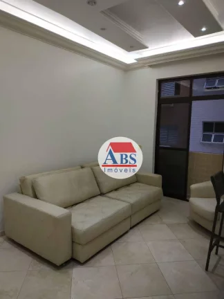 Imagem Apartamento com 2 dormitórios à venda, 87 m² por R$ 422.000 - Boqueirão - Santos/SP a uma quadra da praia