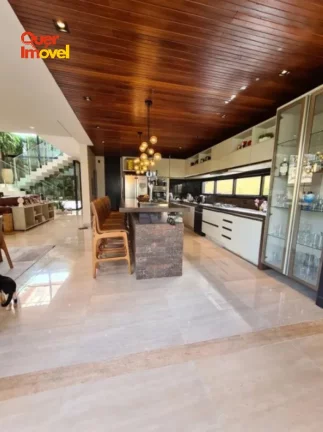 Imagem Espetacular casa em condomínio à venda em Ribeirão Preto-SP Jardim Olhos D Água I 4 quartos, 4 suítes, 2 salas, 5 banheiros, 4 vagas, 390m².