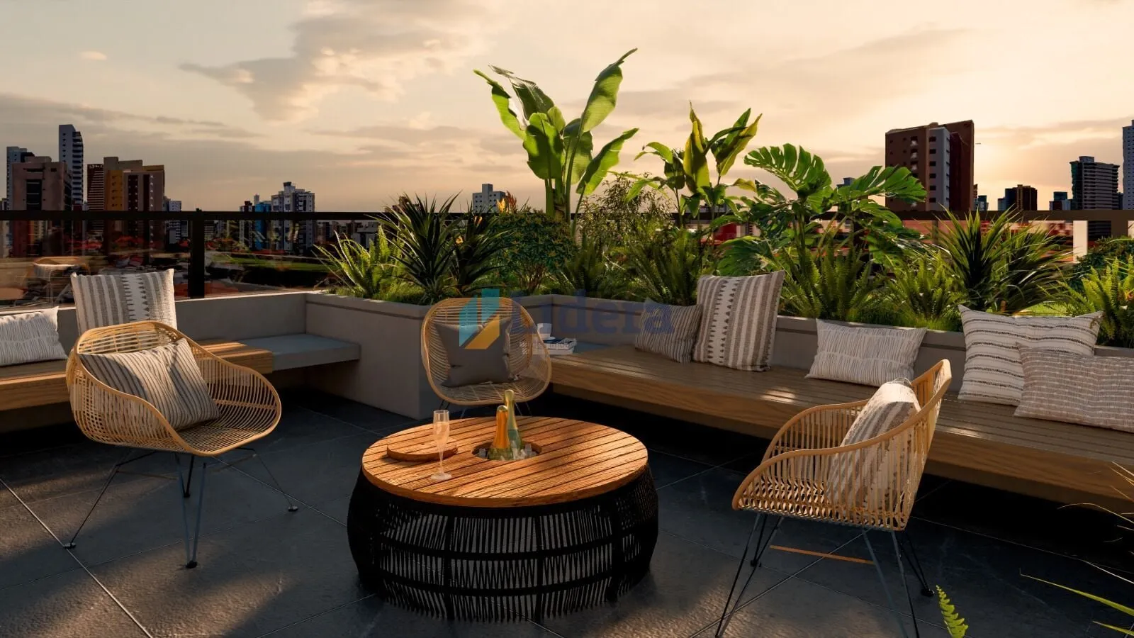 Imagem Apartamento térreo com área privativa - 68m²- 2 quartos - 1 suíte- Jardim Oceania, João Pessoa/PB