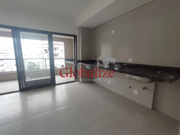 Imagem APARTAMENTO NOVO DE 02 DORMITÓRIOS COM SUÍTE VAGA DE GARAGEM E VISTA PARA O MAR NO JOSE MENINO EM SANTOS R$ 870.000,00