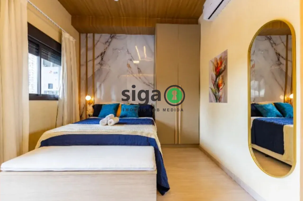 Imagem Apartamento de 27m² mobiliado à venda no Brooklin