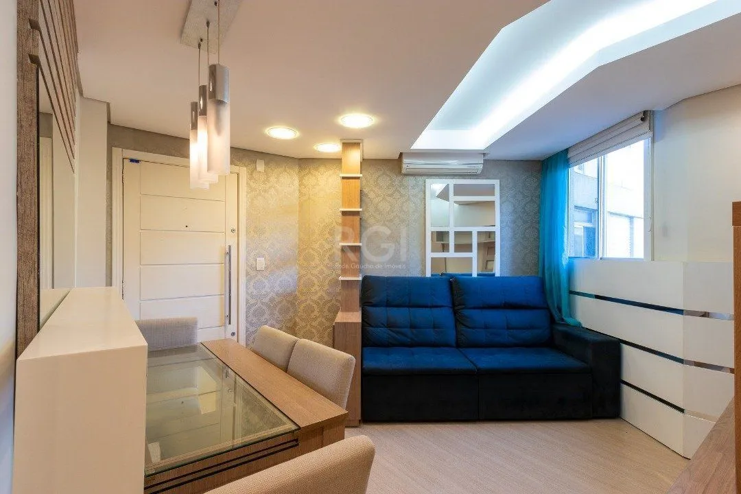 Imagem Apartamento para Venda - 59.35m², 2 dormitórios, 1 vaga - Cristal