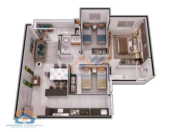 Imagem Apartamento em construção no Imbaúbas - Ipatinga