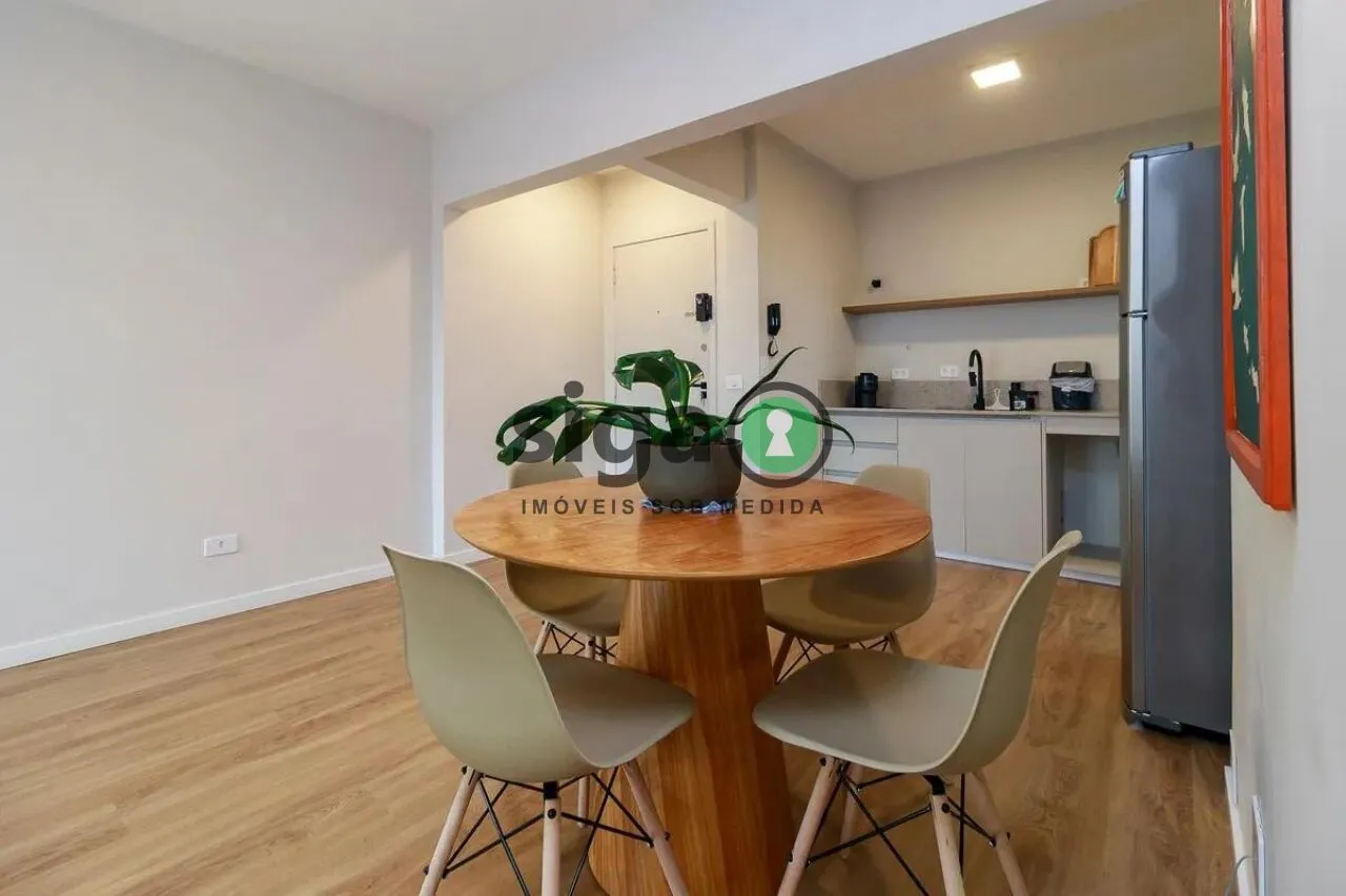Imagem Apartamento á Venda no Brooklin - 51m². 1 vaga, 1 quarto - MOBILIADO