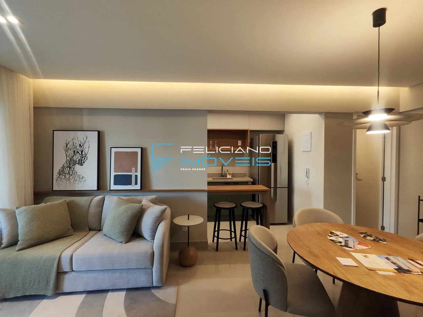 Imagem Apartamento com 2 quartos, Guilhermina, Praia Grande - R$ 892 mil, Cod: 4655