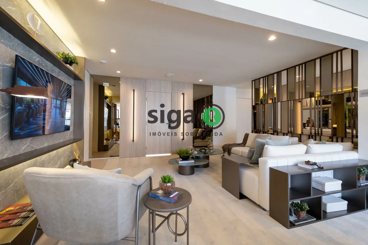 Imagem Apartamento à venda em Moema com 123 m², 3 suítes e 2 vagas DEMARCADAS ao lado do metrô