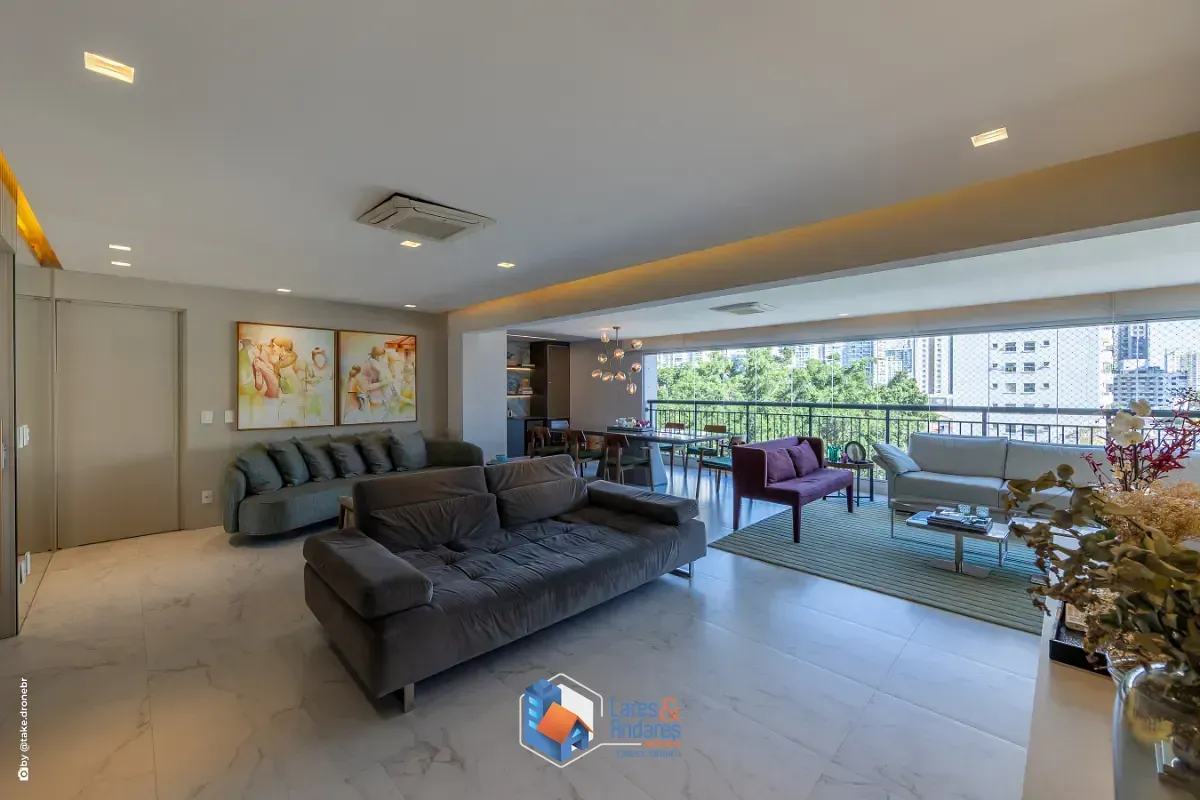 Imagem Apartamento para venda em Brooklin com 3 quartos, sendo 3 suítes, 213m²
