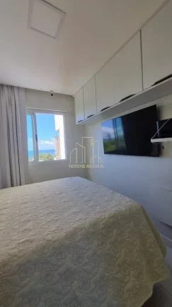 Imagem Apartamento decorado vista mar com duas suíte varanda gourmet a venda em Pituaçu.