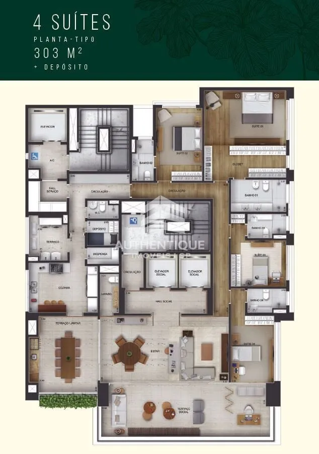 Imagem Le Parc Itaim - Apartamento à venda em São Paulo/SP