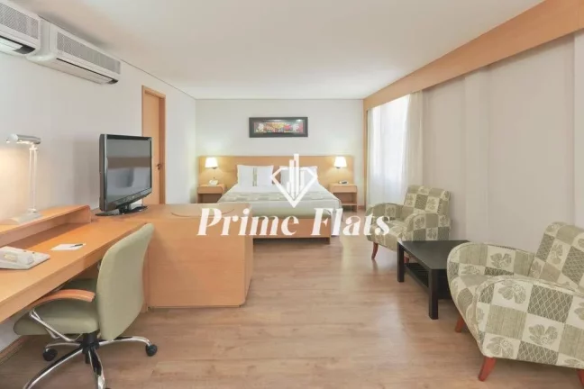 Imagem Flat disponível para venda no Holiday Inn Anhembi, com 26m², 1 dormitório e 1 vaga