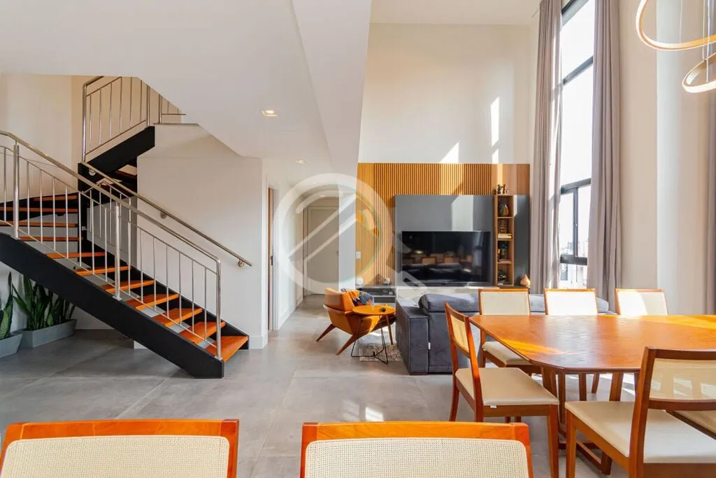 Imagem Apartamento Duplex de luxo de 182 m², 3 dormitórios sendo 2 amplas suítes e 3 vagas de garagem no...