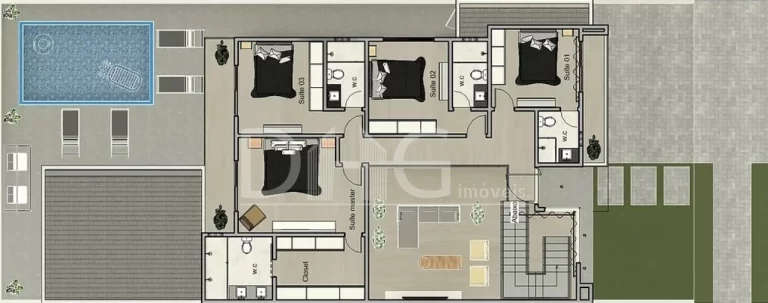 Imagem Casa à venda com 330 m² | Santorini Residencial Club | Paulínia - SP