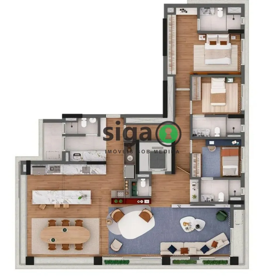 Imagem Apartamento para venda em Pinheiros 4 dormitórios - São Paulo - SP