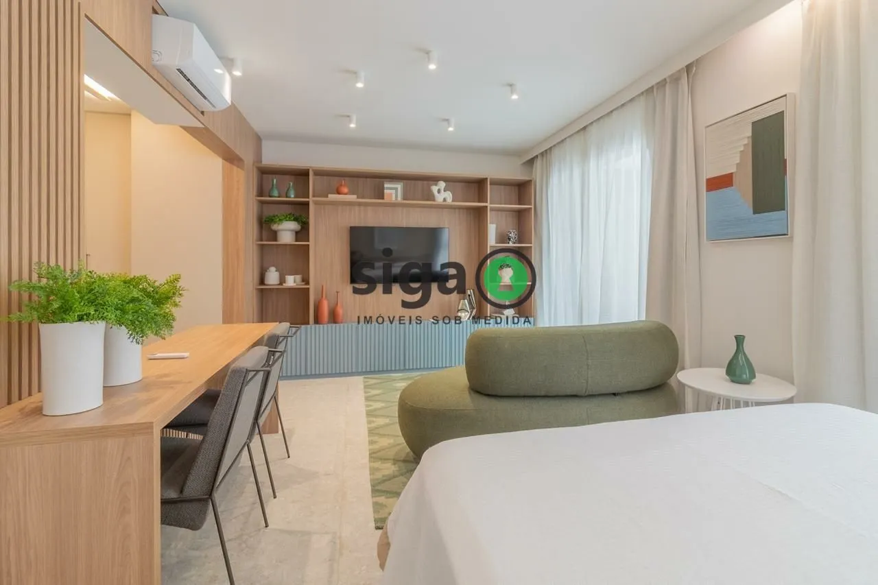 Imagem Apartamento 38m² mobiliado para locação localizado no Jardins/SP