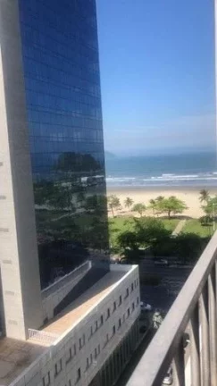 Imagem Apartamento Amplo Living 207m², Vista Mar e PORTEIRA FECHADA!!! José Menino - Santos