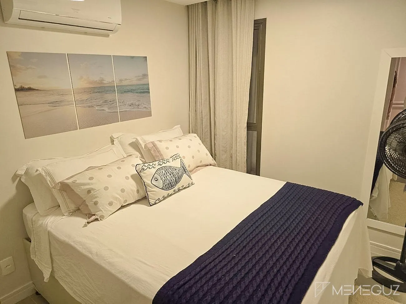 Imagem Apto 2 quartos na orla da Praia do Morro, prédio novo, lazer completo na cobertura