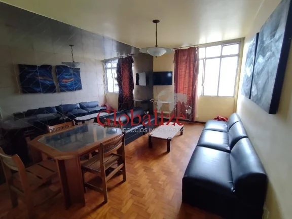 Imagem APARTAMENTO Á VENDA DE 2 DORMITÓRIOS NO BAIRRO DO GONZAGA EM SANTOS POR R$ 580.000,00.