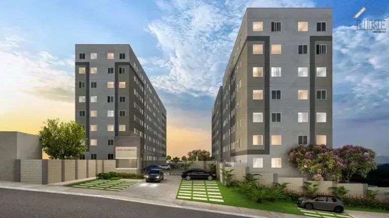 LANÇAMENTO - ZONA SUL/SJC - Ape de 02 quartos com elevador - de 35,27m² a 38,59m² - Entra no plano do governo