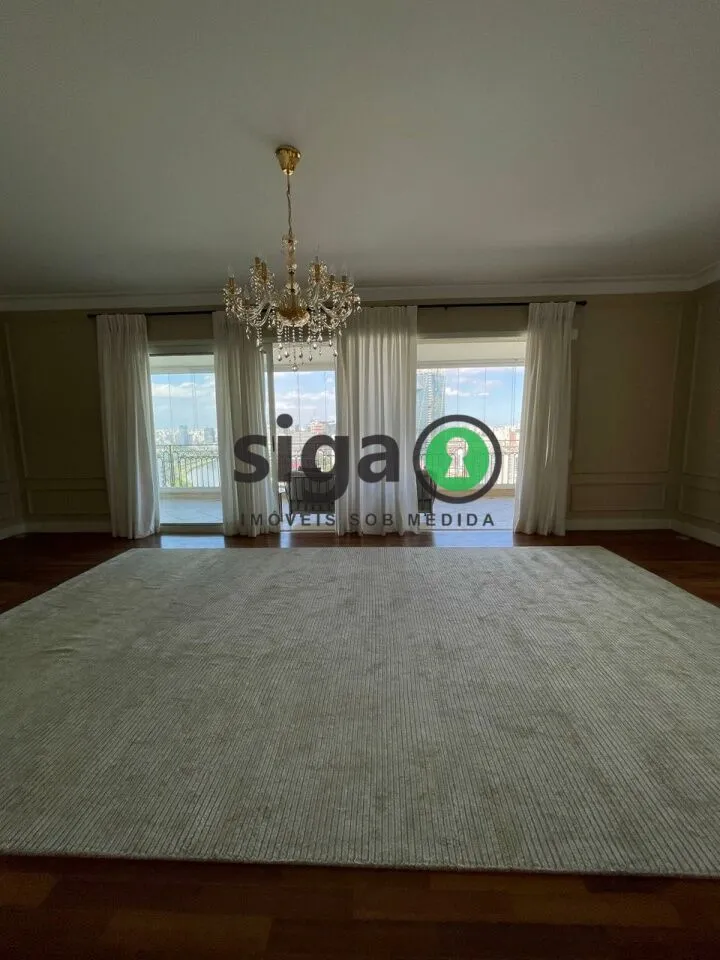 Imagem Apto no Panamby com 430m²,Venda ou Locação, 4 suites, 6 vagas, escritório, Semi Mobiliado