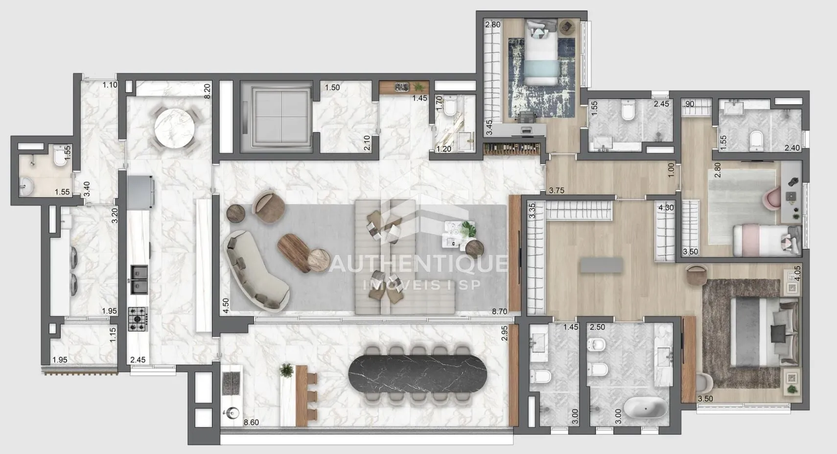 Imagem LIS MOEMA ILE SAINT-LOUIS - Apartamento à venda no bairro Moema - São Paulo/SP, Zona Sul