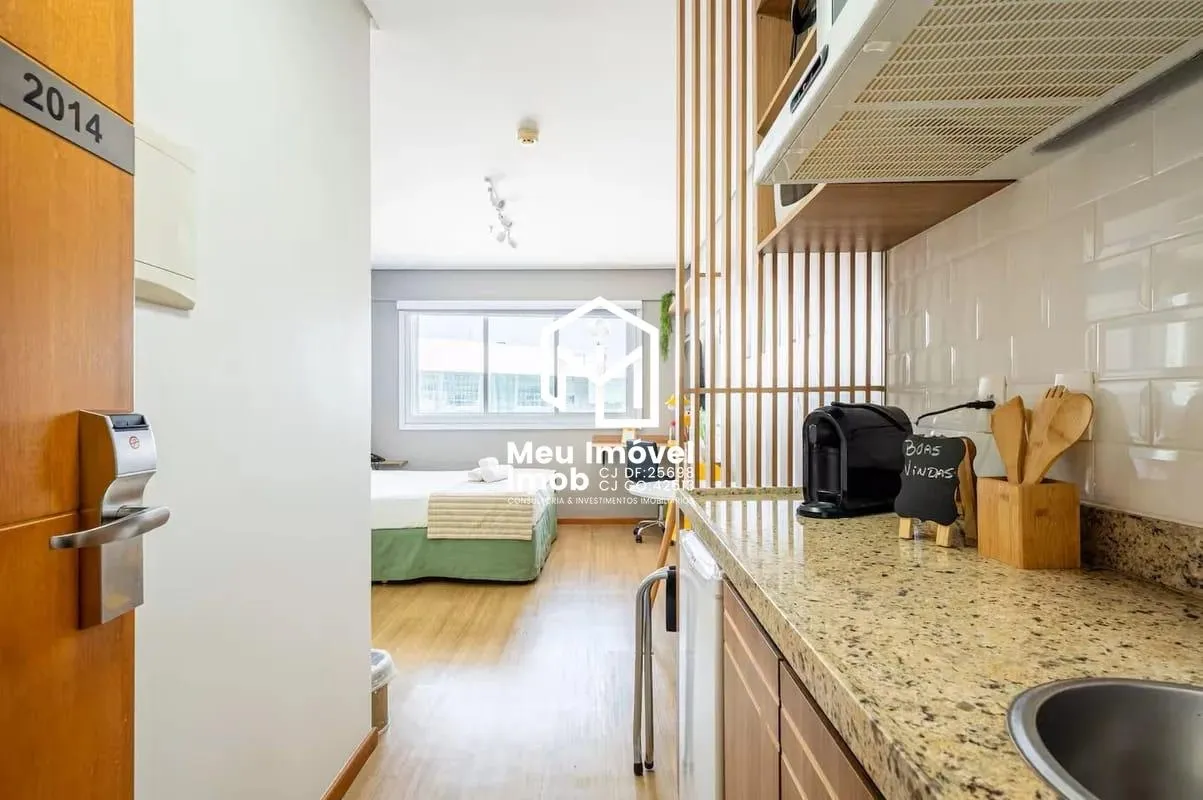 Imagem Flat no SHN 1 Quarto 1 Suíte 1 Vaga 21m² Asa Norte/DF