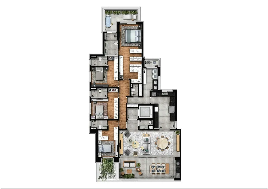 Imagem Apartamento em Jardim Anália Franco, São Paulo SP, apartamento alto padrão bairro Jardim Anália Franco São Paulo SP, apartment in São Paulo Brazil