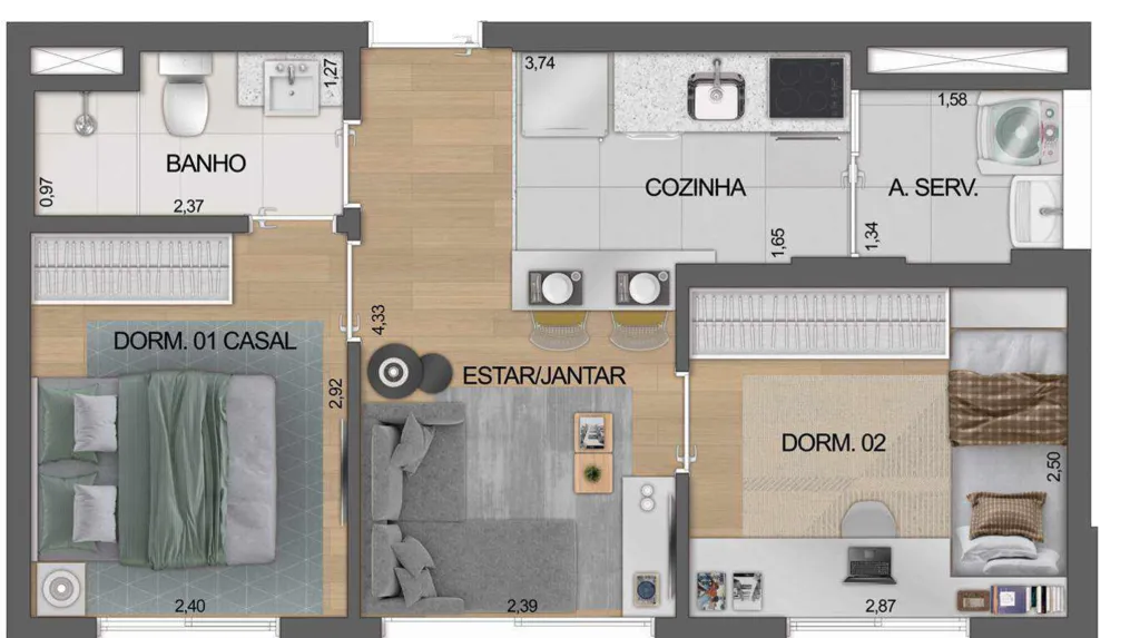 Imagem Boulevard Ibirapuera Iraé - NR - Boulevard Ibirapuera Iraé - NR