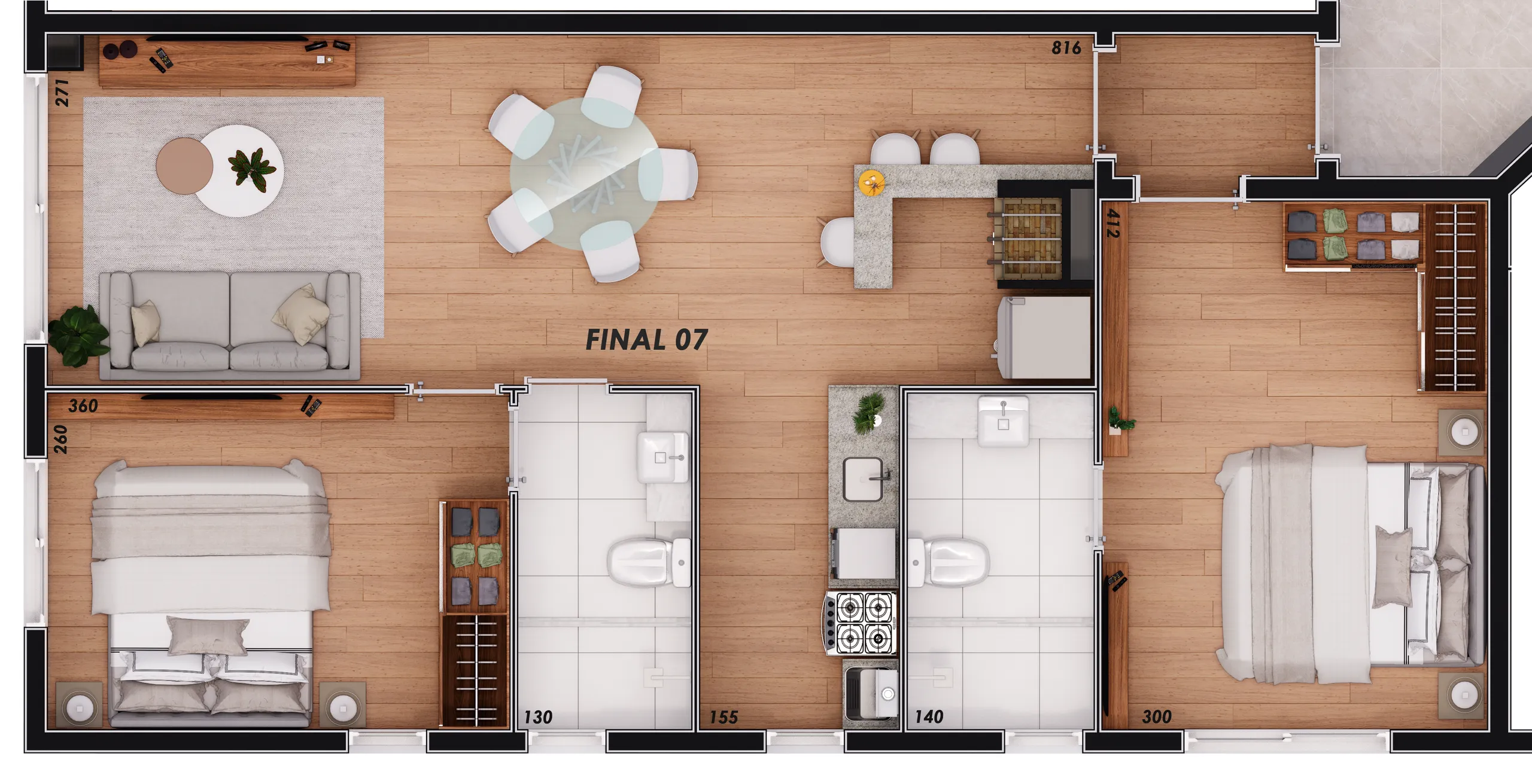Imagem Studio à venda em Canela, Centro , com 1 quarto, 36.57m2
