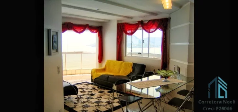 Imagem Apartamento vista p/ o Mar em todos os cômodos, 02 quartos sendo 1suíte, 02 vagas churrasqueira a carvão na varanda, Balneário Camboriú SC
