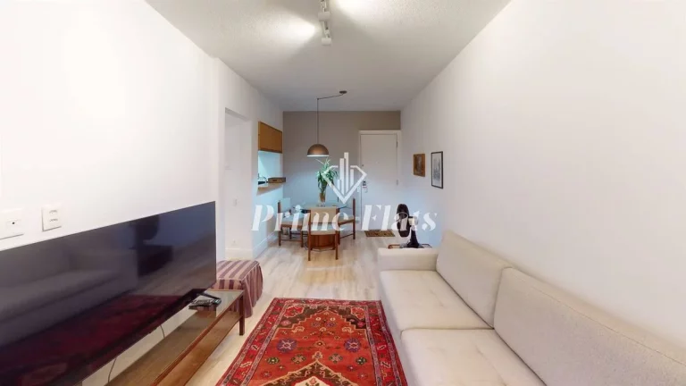 Imagem Flat disponível para locação no New Star Residence, com 42m², 1 dormitório e 1 vaga de garagem