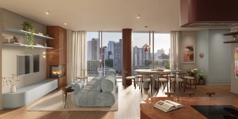 Imagem Apartamento de 136m² 3 Suítes Vistas Limpas Garantidas no Batel
