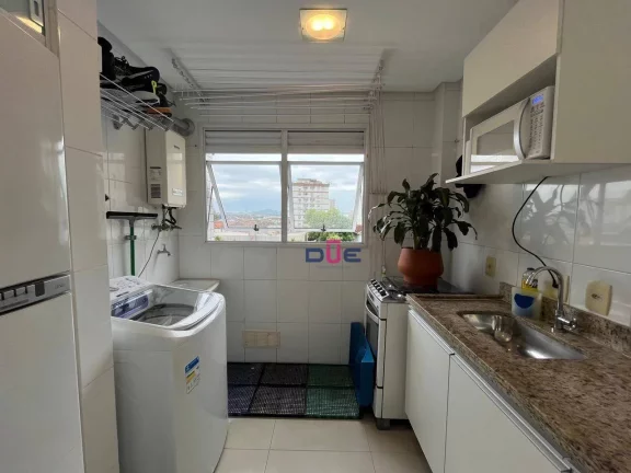 Imagem Apartamento porteira fechada com 1 dormitório à venda, 37 m² por R$ 400.000 - Boqueirão - Santos/SP