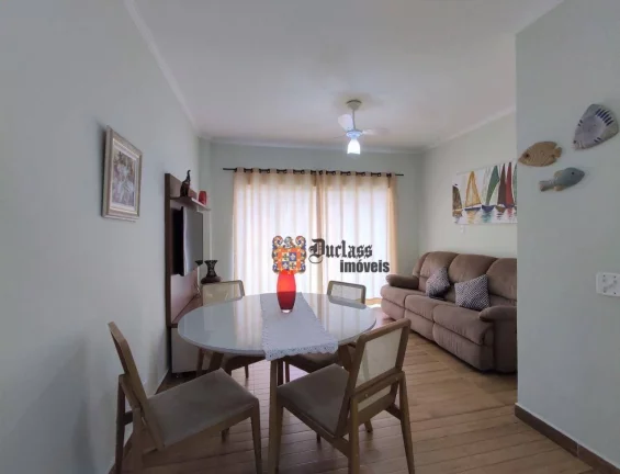 Imagem Apartamento com 3 dormitórios à venda, 84 m² por R$ 550.000,00 - Pitangueiras - Guarujá/SP